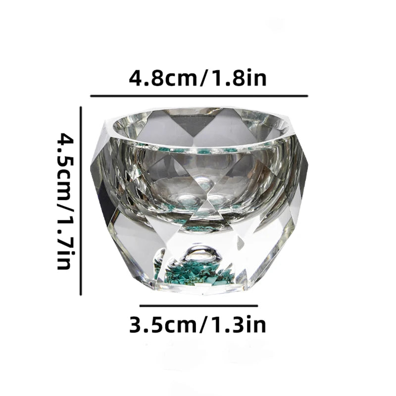 Faceted crystal shot glass — product photo 7