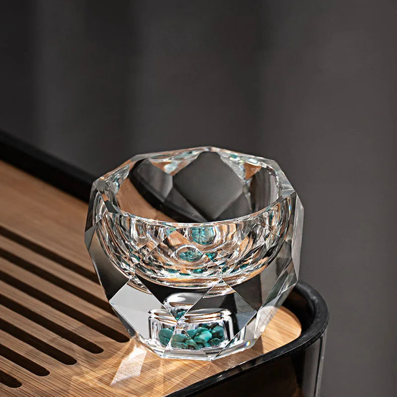 Faceted crystal shot glass — product photo 6